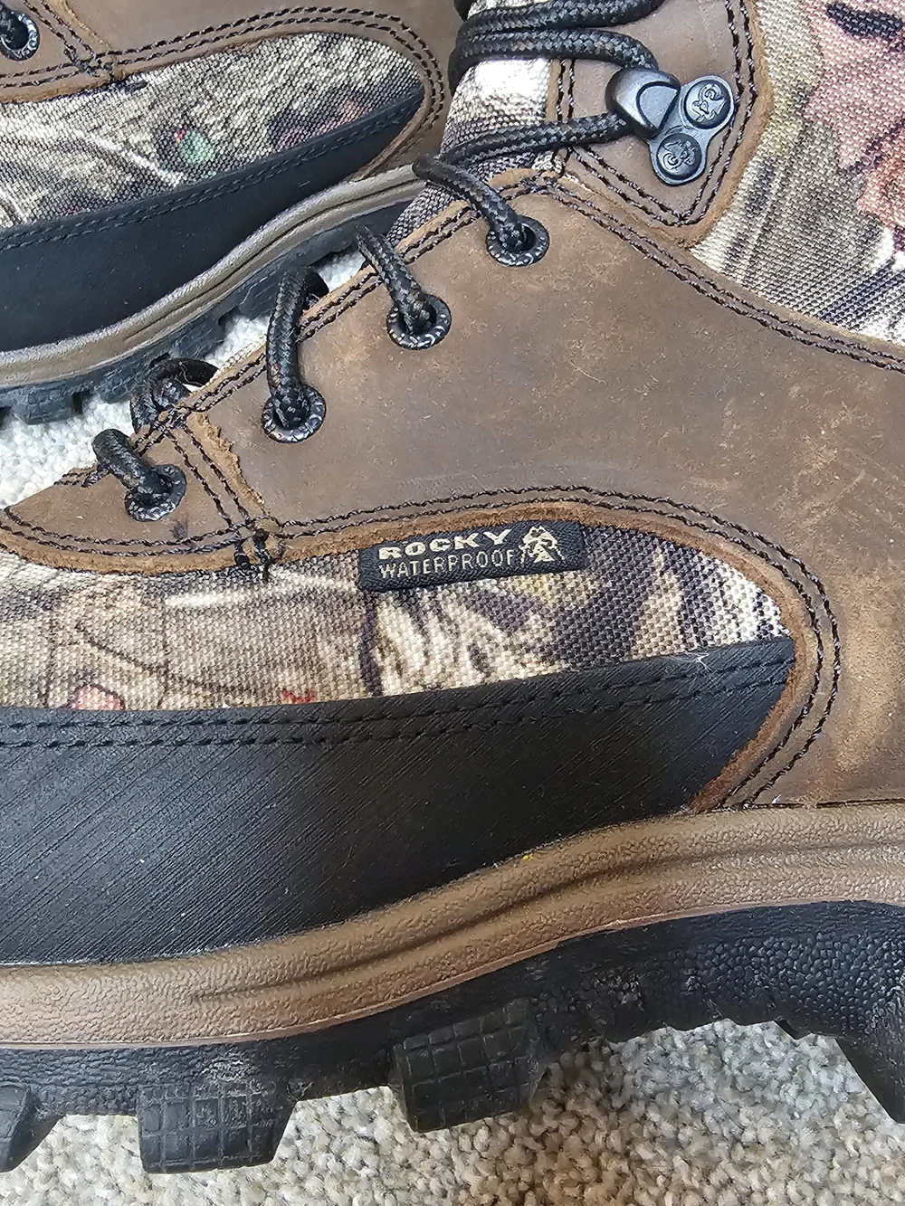 Rocky Men's Brown Camouflage Hunting Boots